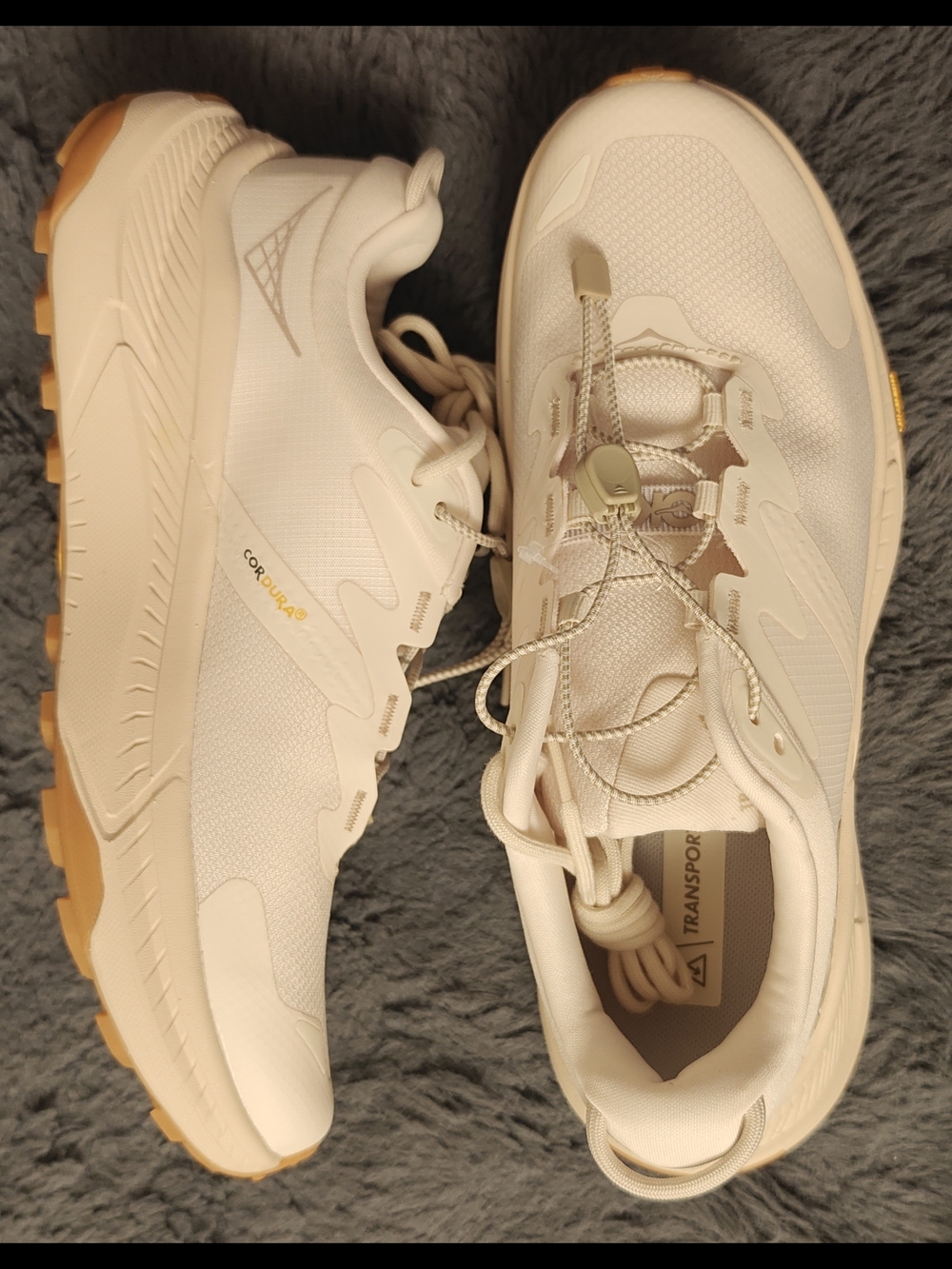 NEW! Hoka ONE One Transport Women's Trail Running Shoes Eggnog - Picture 5 of 13